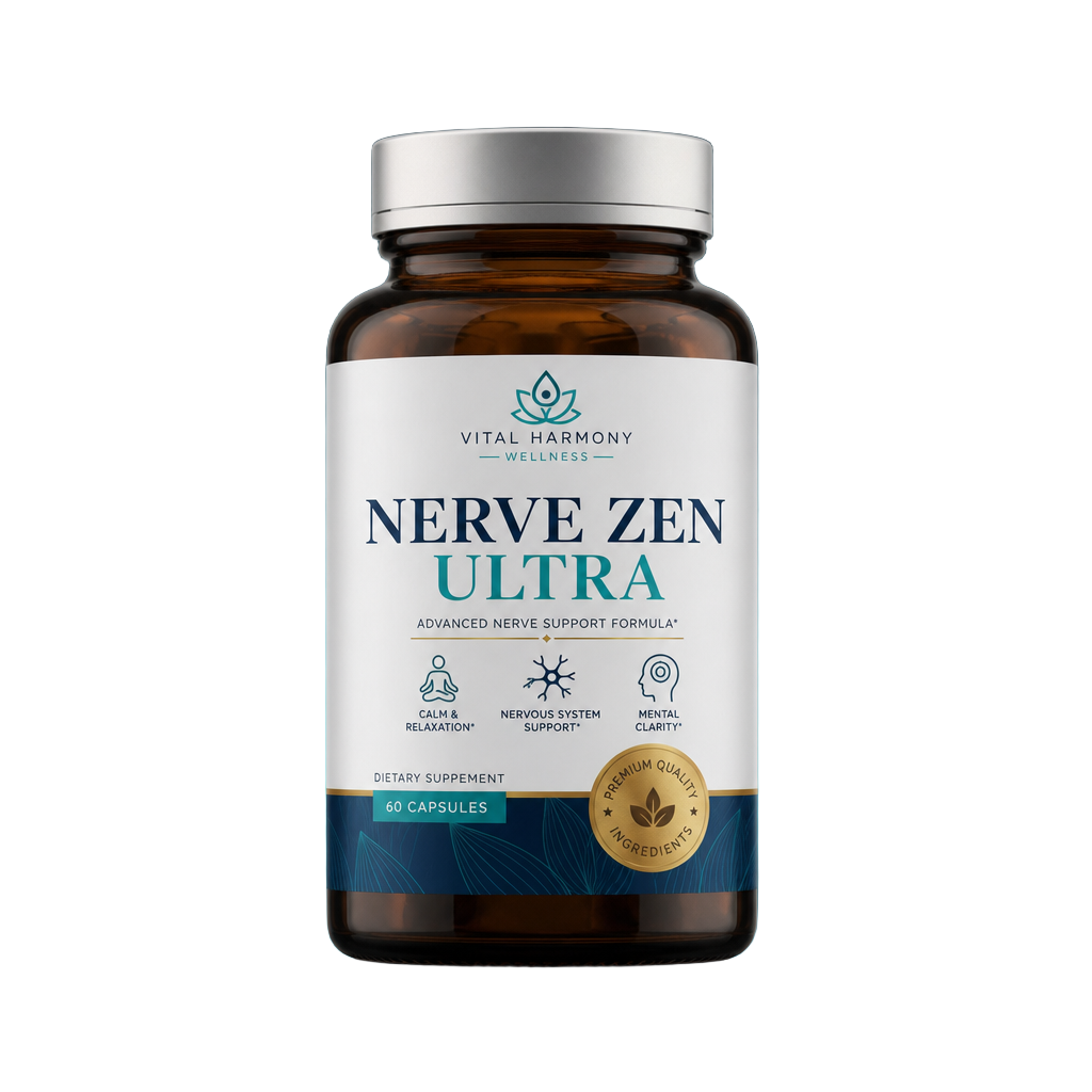 Nerve Zen Ultra bottle of 60 nerve support capsules
